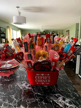Load image into Gallery viewer, &quot;Cupid Corner&quot; Alcohol and Chocolates Basket
