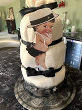 Load image into Gallery viewer, Baby Girl African American Baby Cake
