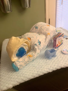 Baby Boy Sleeping Diaper Cake