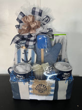 Load image into Gallery viewer, Blue and White Gift Tote
