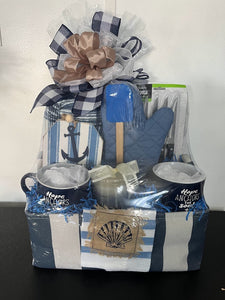 Blue and White Gift Tote