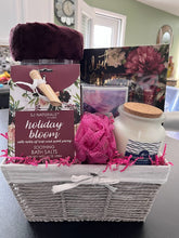Load image into Gallery viewer, Burgundy Spa Basket/Box
