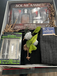Men's Christmas Large Gift Box/Set - Home for the Holidays