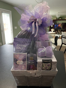 Purple Spa Basket/Box