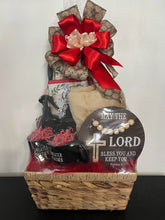 Load image into Gallery viewer, Black/White, Tan and Red Closing/Home-Warming Gift Basket
