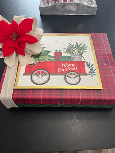 Men's Large Gift Set/Box - Merry Christmas Freshy Cut Holly