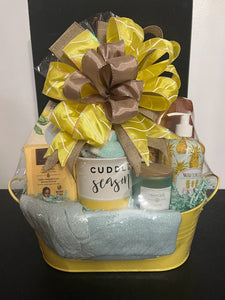 Yellow Tote/Gift Basket