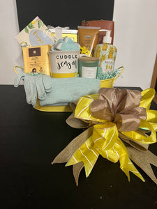 Yellow Tote/Gift Basket