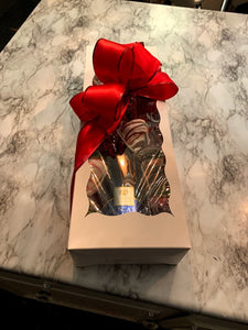 Boxed Strawberries/Wine Gift Set