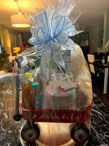 The Welcome Wagon Baby Gift Basket